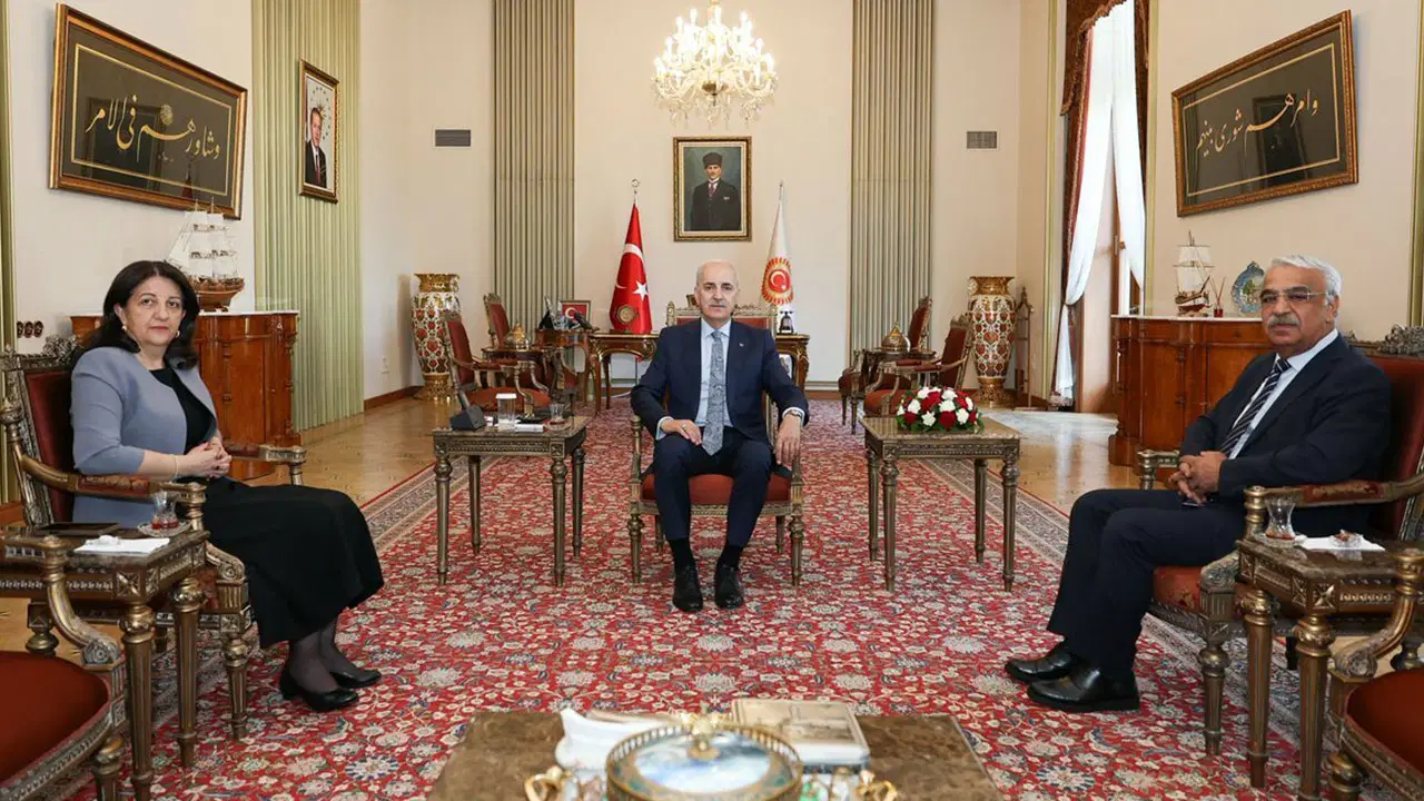 TBMM'de süreç görüşmesi: Kurtulmuş, İmralı heyetini kabul etti
