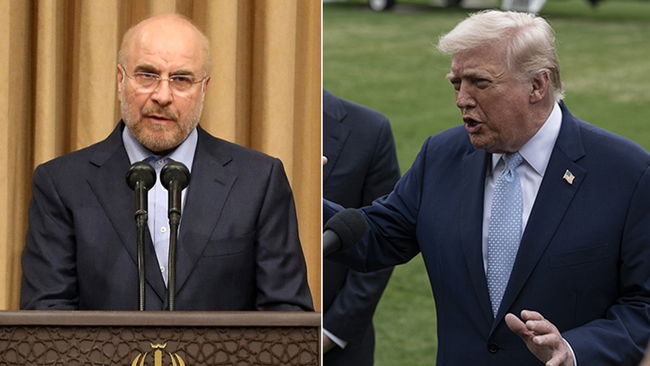 Trump'ın açıklamalarına Kalibaf'tan rest: 