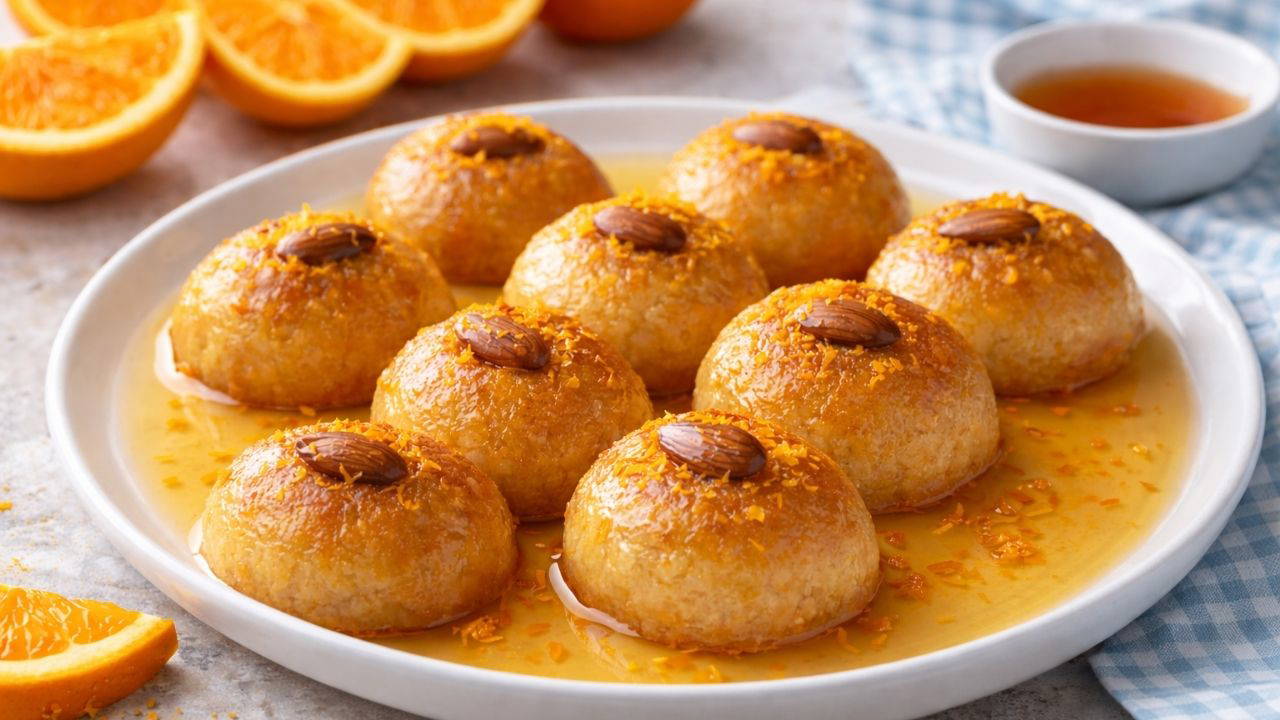 Aromasıyla iftar sofralarını şenlendiren lezzet: Portakallı şekerpare tarifi