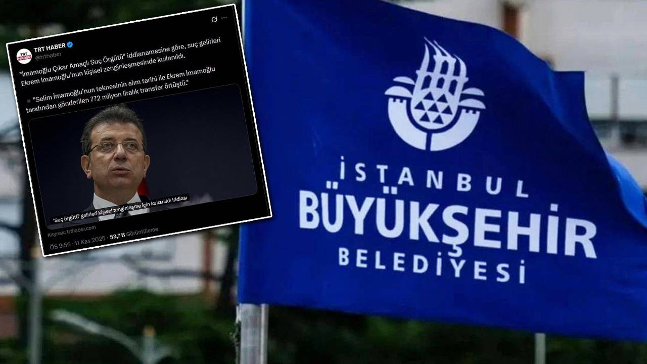 Anadolu Ajansı'nın 'İBB iddianamesi' haberinde 1000 katlık hata: TRT, tweeti uzun süre silmedi!