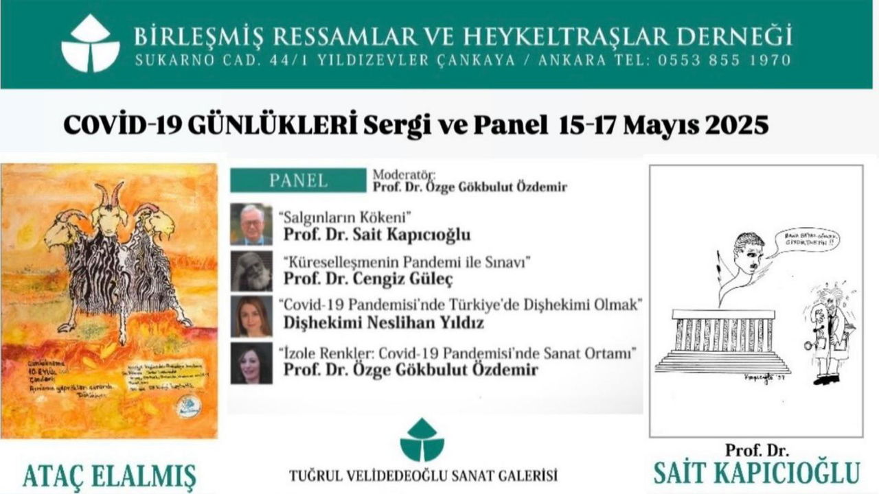 Pandeminin Gölgesinde Bir Sanat Güncesi: Ataç Elalmış ve Sait Kapıcıoğlu’nun “Covid-19” İzleri BRHD’de