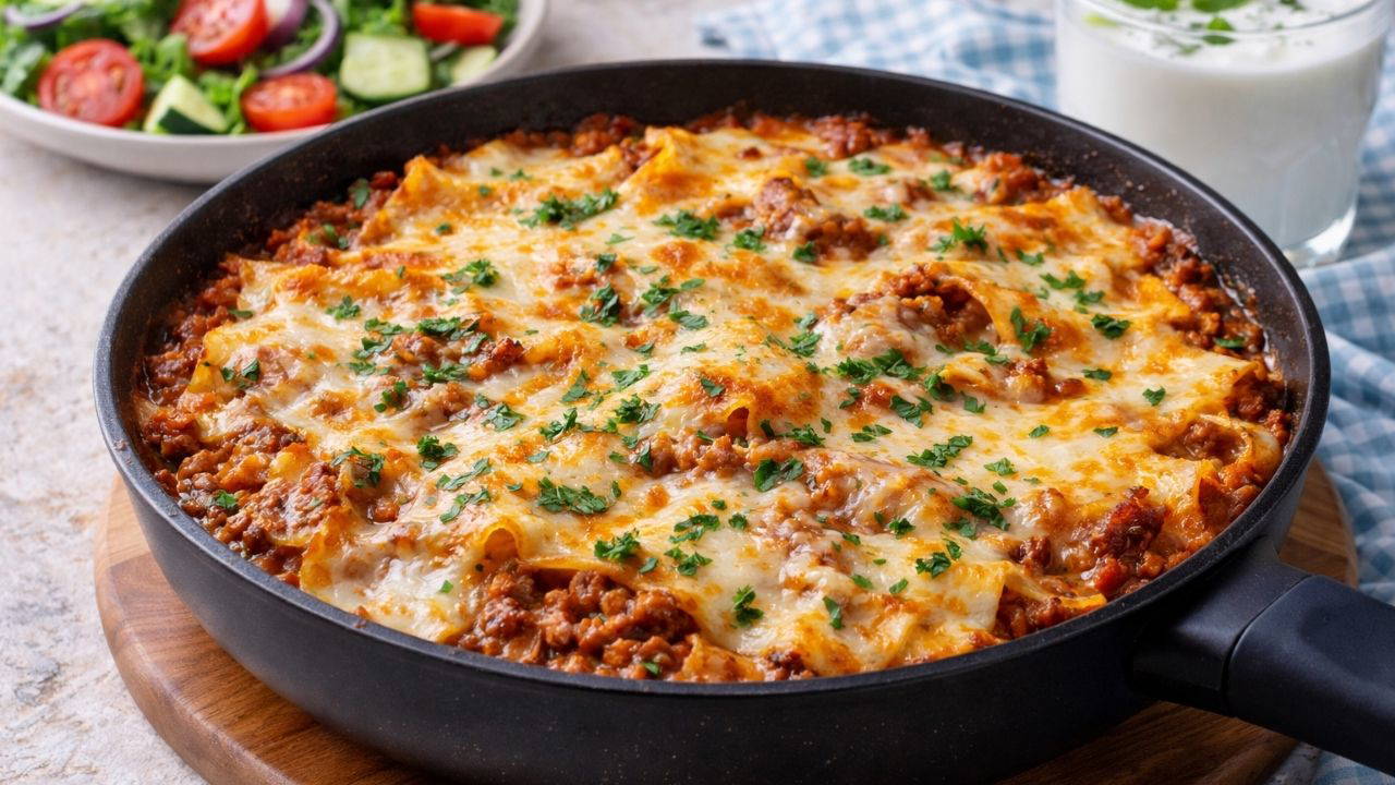 30 dakikada kat kat lezzet: Tavada lazanya tarifi