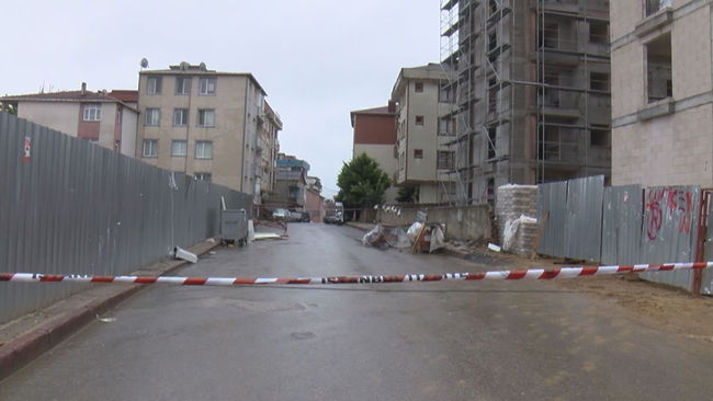 İstanbul'da toprak kayması meydana geldi