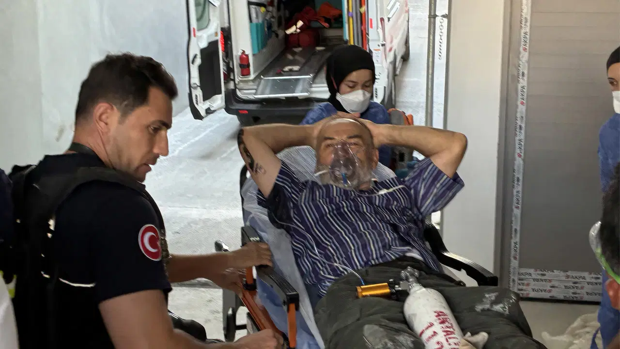 Yer: Antalya... Çalıştıkları su deposunda fenalaşan 2 işçi kurtarıldı