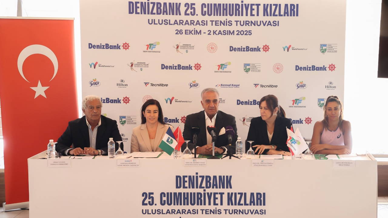 DenizBank 25. Cumhuriyet Kızları Uluslararası Tenis Turnuvası heyecanı
