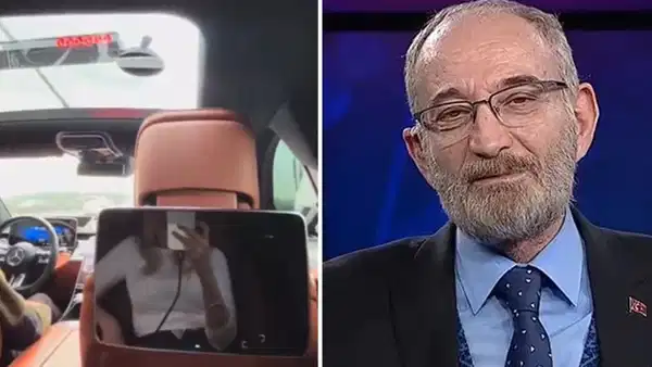 AKP'li Pazarcı çakarlı aracı olduğunu kabul etti, hakaretler yağdırdı