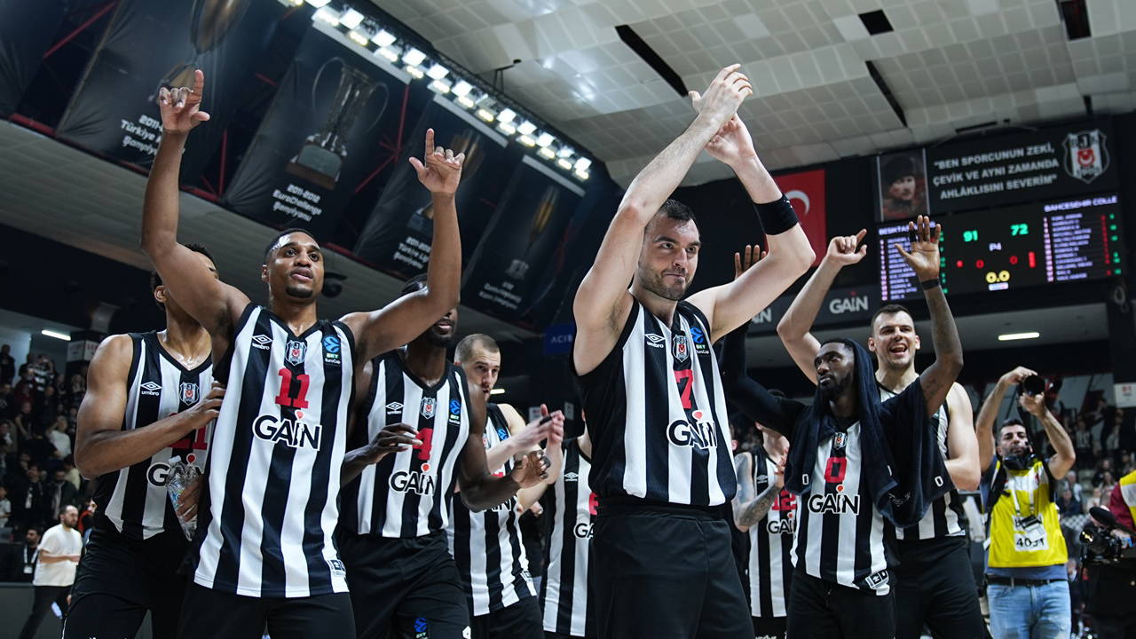 Bahçeşehir Koleji'ni mağlup etti... EuroCup'ta ilk finalist Beşiktaş Gain!