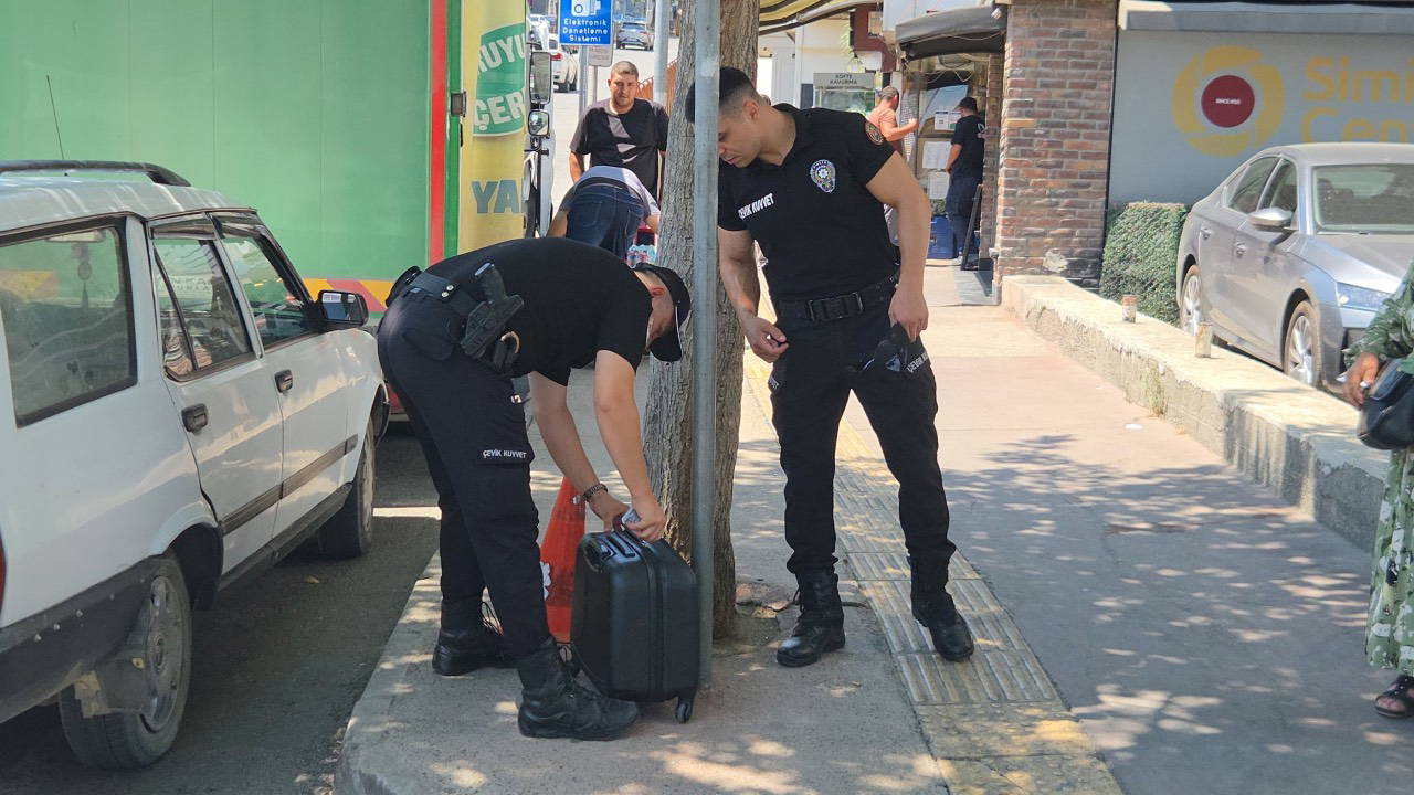 Samsun'da şüpheli valiz paniği