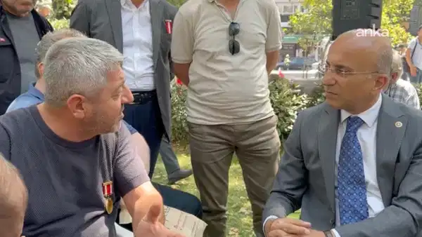 CHP'li Aşkın Genç, Ankara'da eylemdeki er şehit aileleri ve gazilerin taleplerini Meclis'e taşıdı