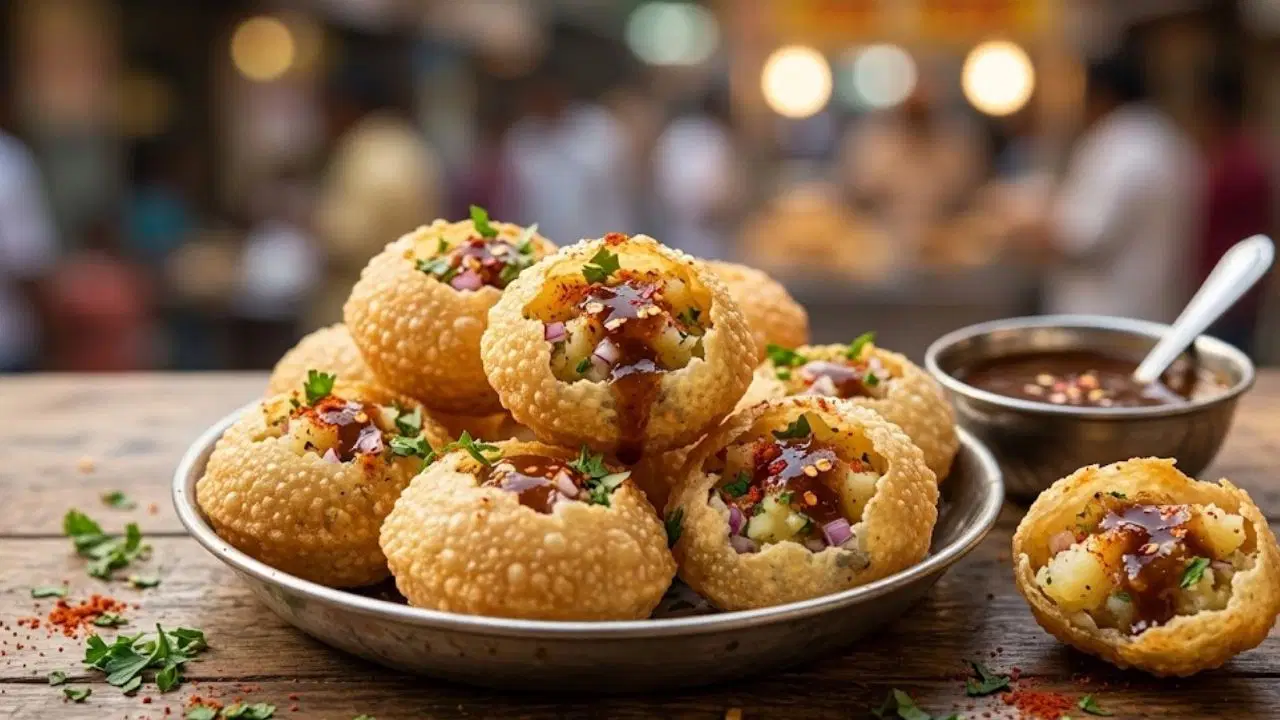 Çıtır hamur ve baharatın enfes uyumu: Pani puri tarifi