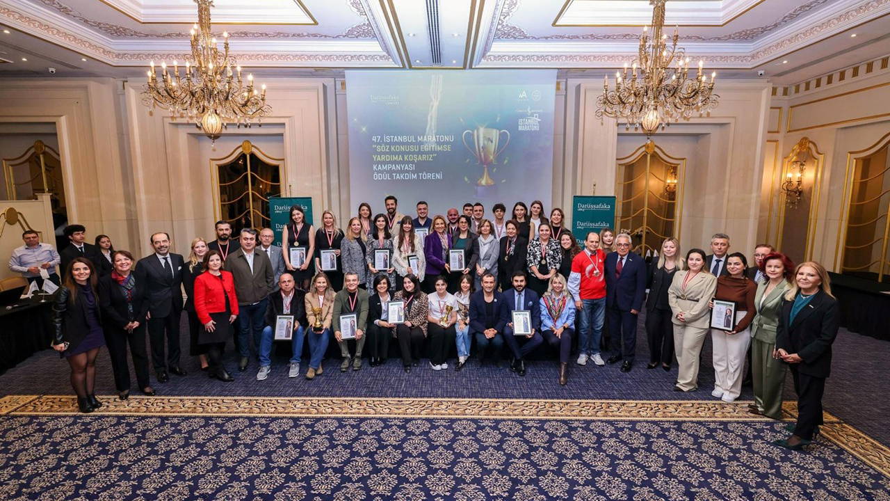 Darüşşafaka için kıtaları aşan koşucular bir araya geldi