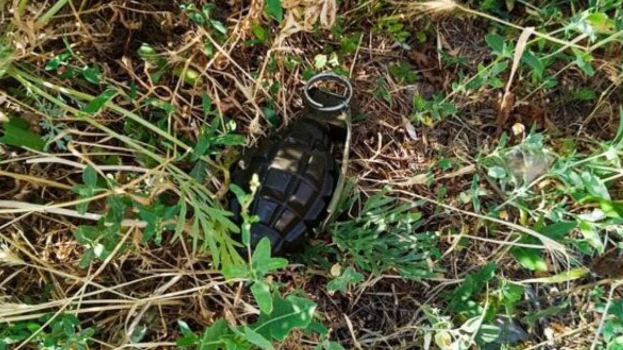 Erzurum'da çocuklar oyun oynarken el bombası buldu