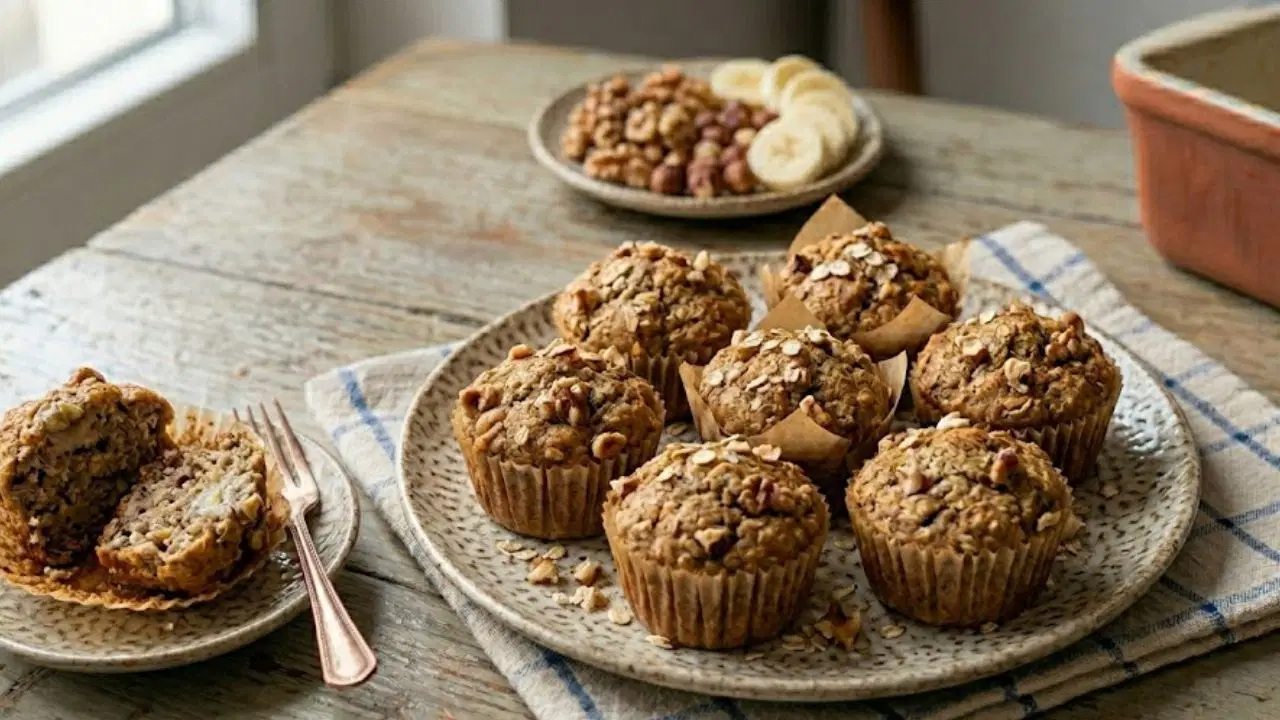 Hafif, pratik ve lezzetli: Muzlu yulaflı muffin tarifi