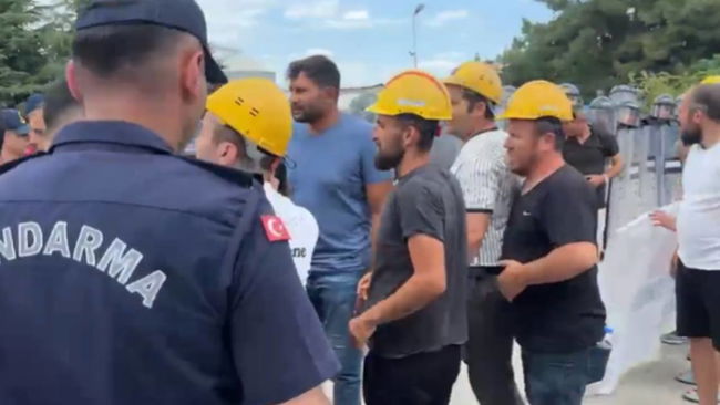 Edirne'de madencilere müdahale...