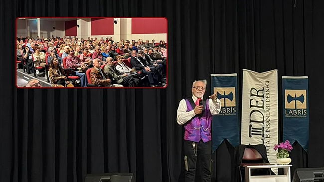 Prof. Dr. Emre Kongar Fethiyelilerle buluştu: Söyleşiye yoğun ilgi