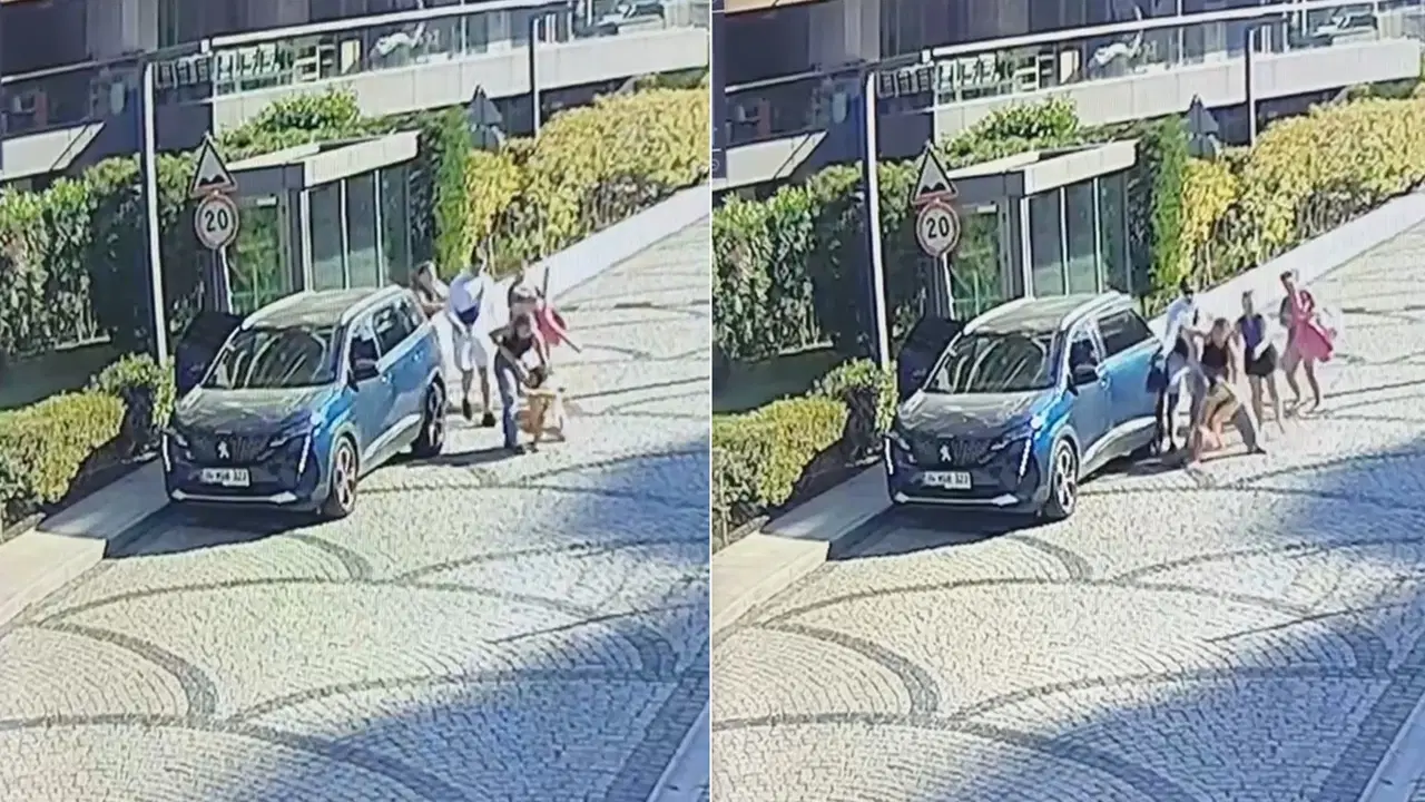 7 yaşındaki çocuk rezidansın önünde zorla araca bindirildi!