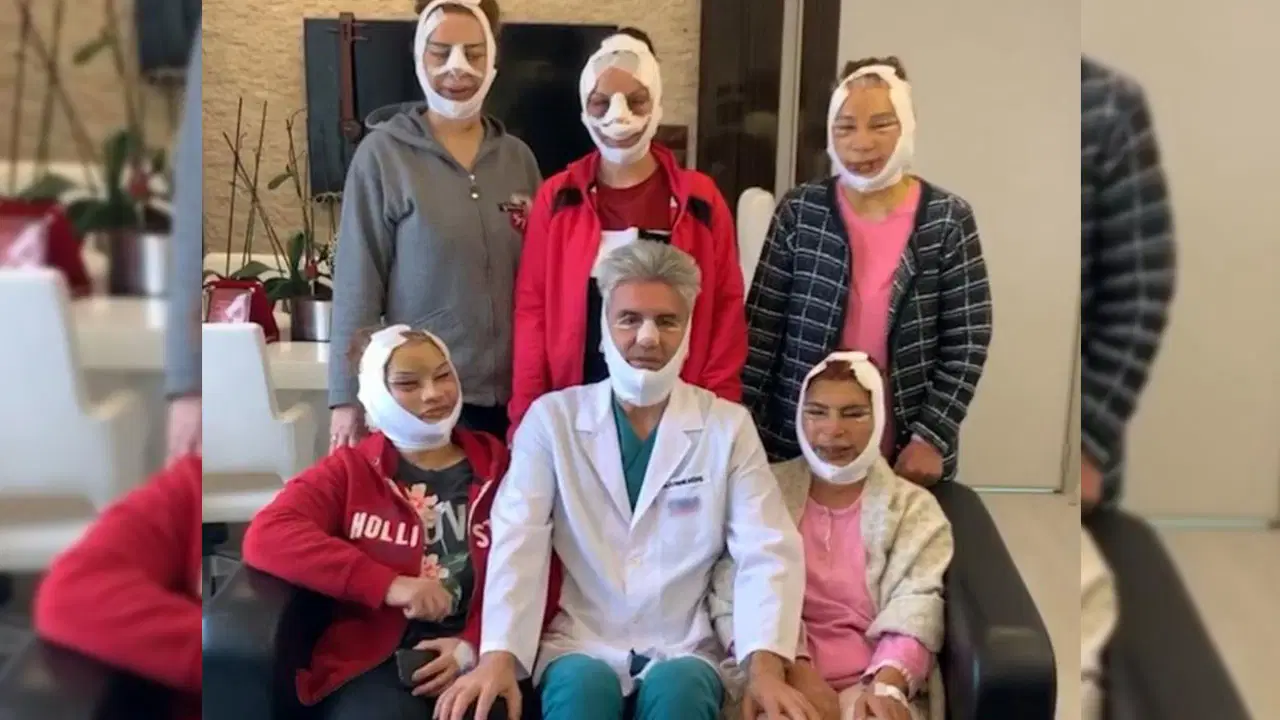 Ünlü estetikçinin yüz germe videosu sosyal medyada gündem oldu!