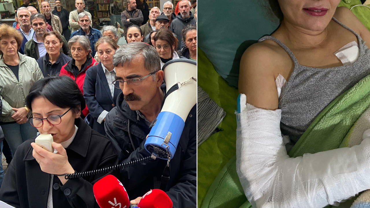 Eğitim Sen, Tirebolu'da bir öğretmenin boşandığı eşi tarafından saldırıya uğramasını protesto etti