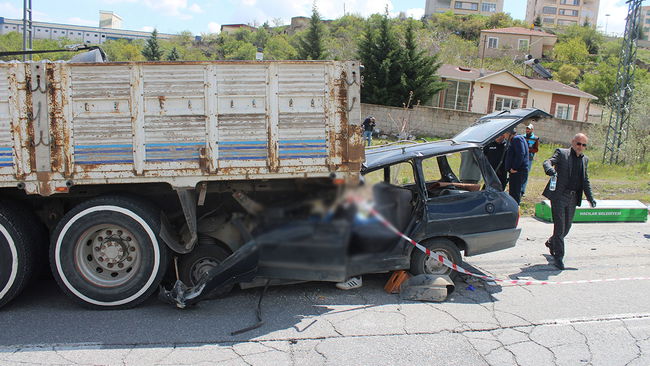 Kayseri'de feci kaza...