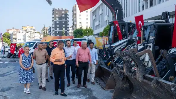 Mezitli Belediyesi araç filosunu güçlendirdi