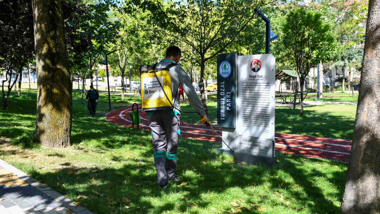 Ankara Büyükşehir Belediyesi’den ilaçlama seferberliği