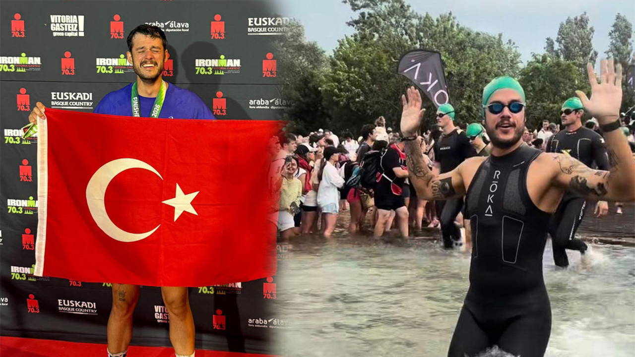 Orkun Işıtmak İspanya'daki zorlu Ironman yarışını tamamladı: Eleştirilere madalyalı yanıt