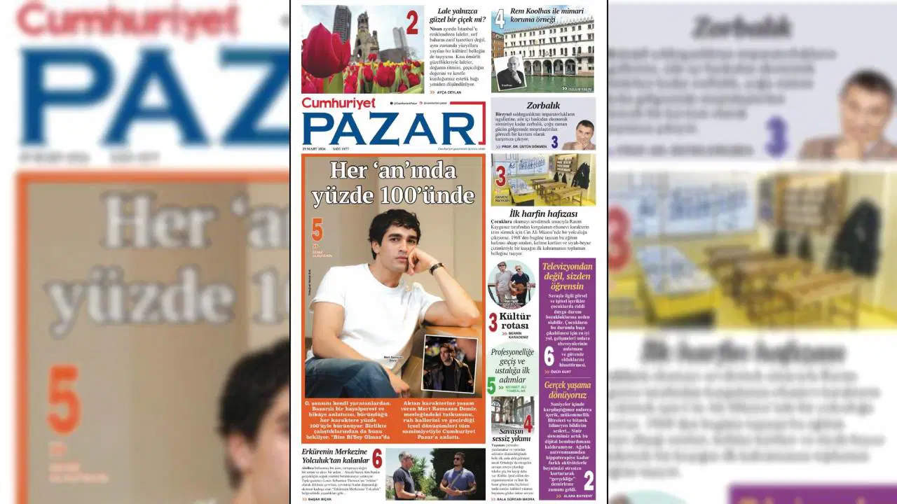 Cumhuriyet Pazar bu hafta da dopdolu!