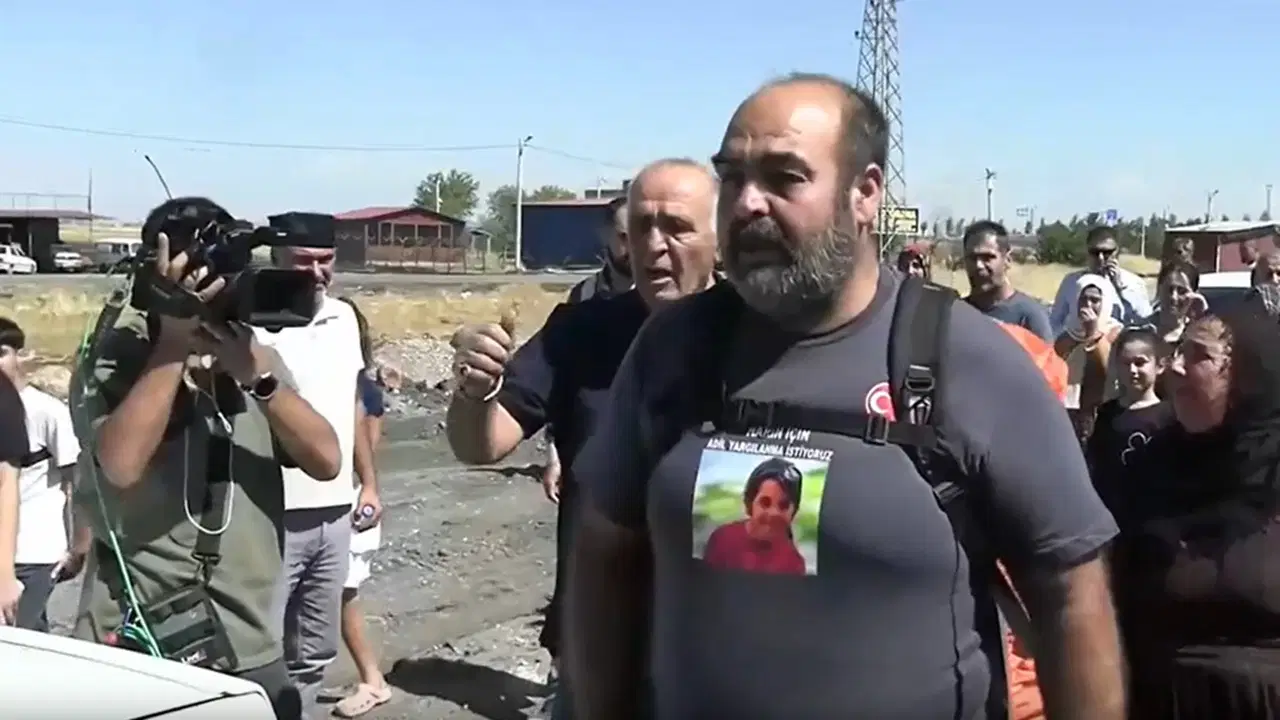 Narin Güran'ın babası Diyarbakır'dan Cumhurbaşkanlığına yürüyüş başlattı: 'Kızımın hakkı yerdedir!'