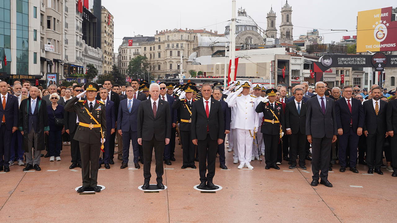 Taksim'de 'İmamoğlu'suz bir tören daha