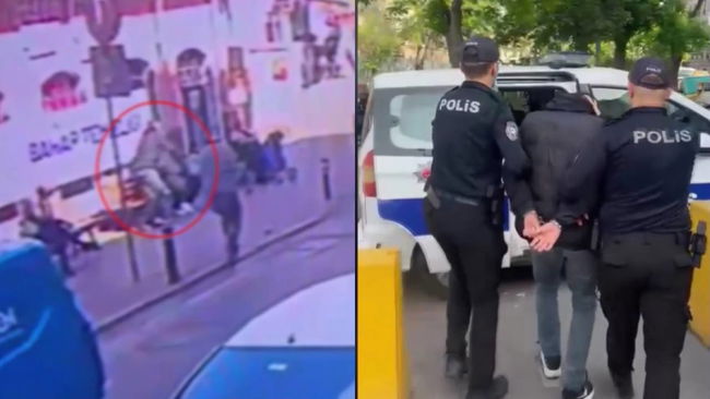 Parkta 'yan baktın' saldırısı... 