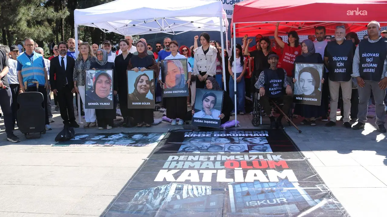 Dilovası'nda adalet nöbeti: Ailelerden 'kamu görevlileri yargılansın' çağrısı