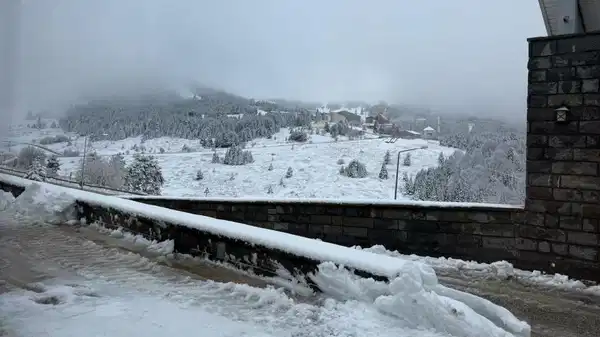 Uludağ’da kar kalınlığı 18 santimetreye ulaştı