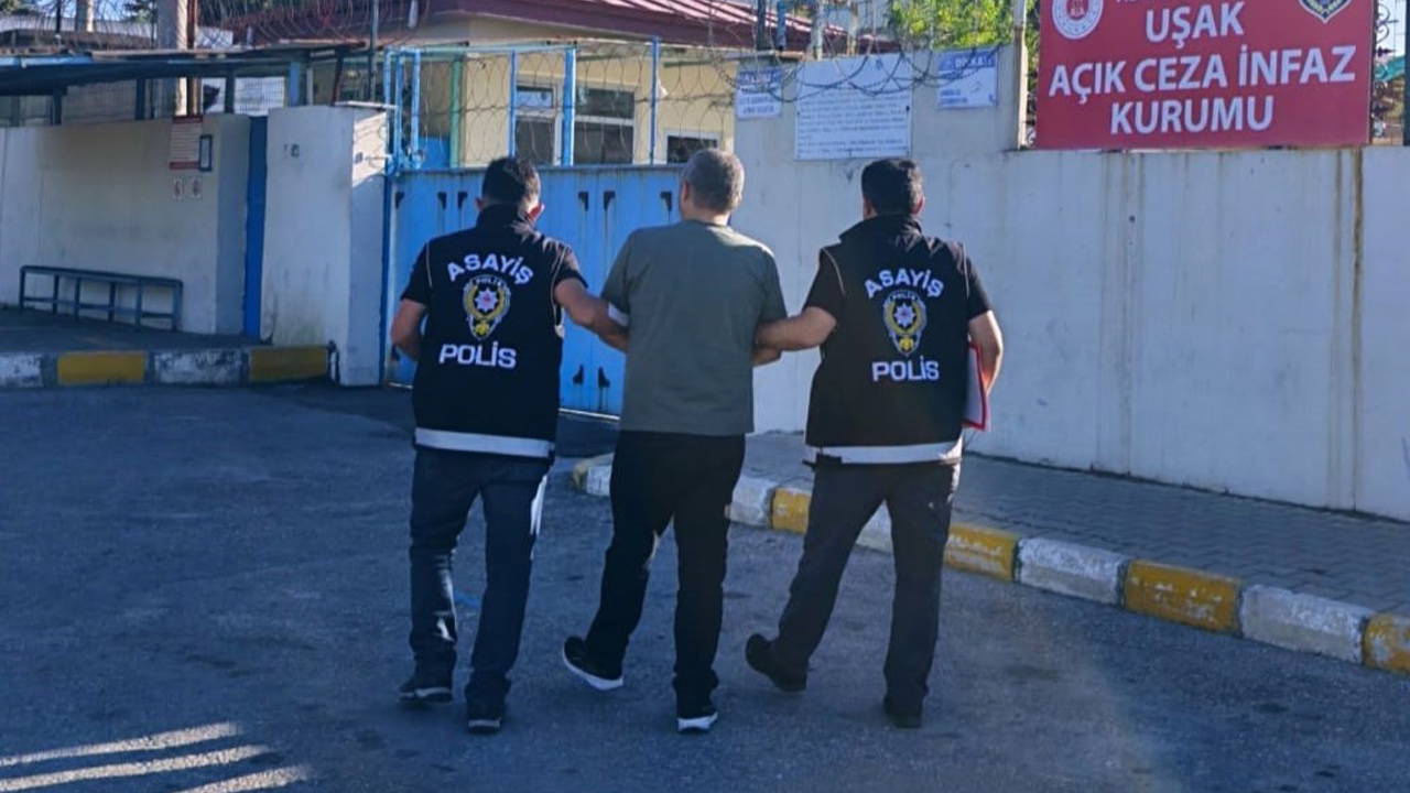 26 yıl 15 gün hapis cezasıyla aranıyordu: Uşak'ta yakalandı