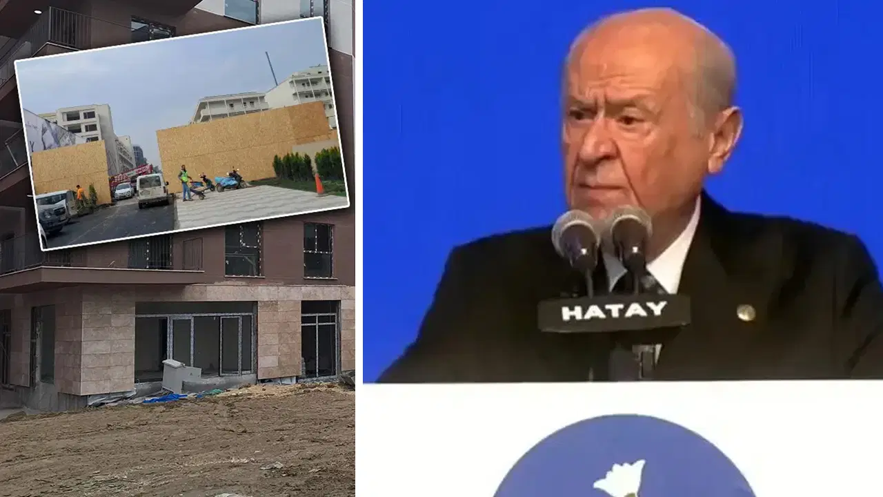 Bitmeyen yapılar brandayla kapatılmıştı... 