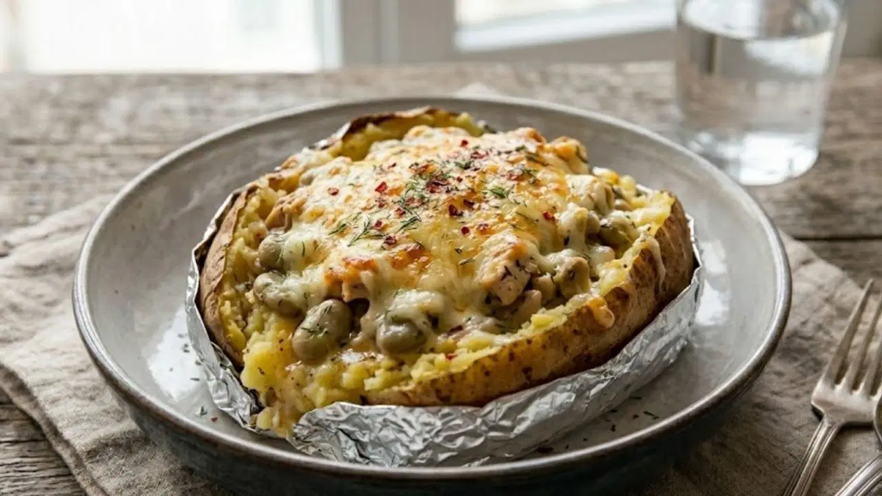 Akşam yemeğine pratik ve doyurucu lezzet: Tavuklu kumpir tarifi