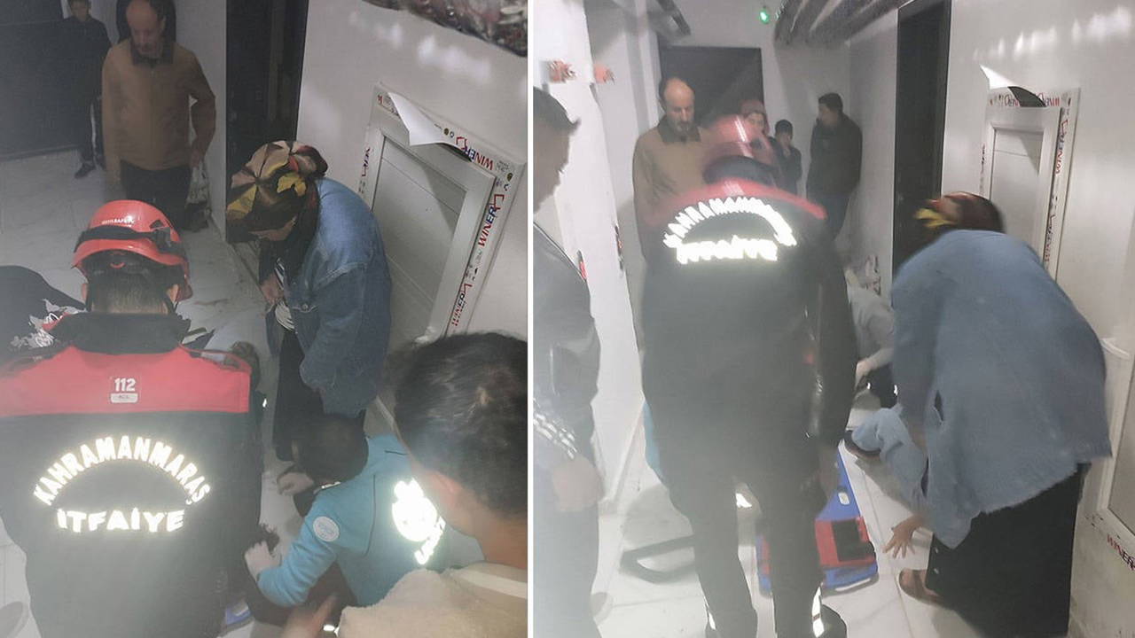 Kahramanmaraş'ta asansör 9 kat aşağı düştü: 5 yaralı