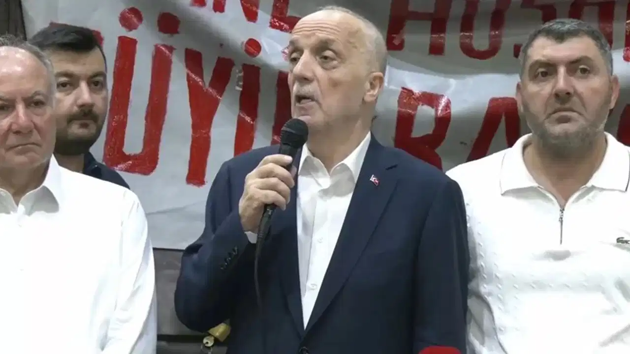 TÜRK-İŞ Başkanı Ergün Atalay tarih vererek konuştu: 'Greve mecburuz'