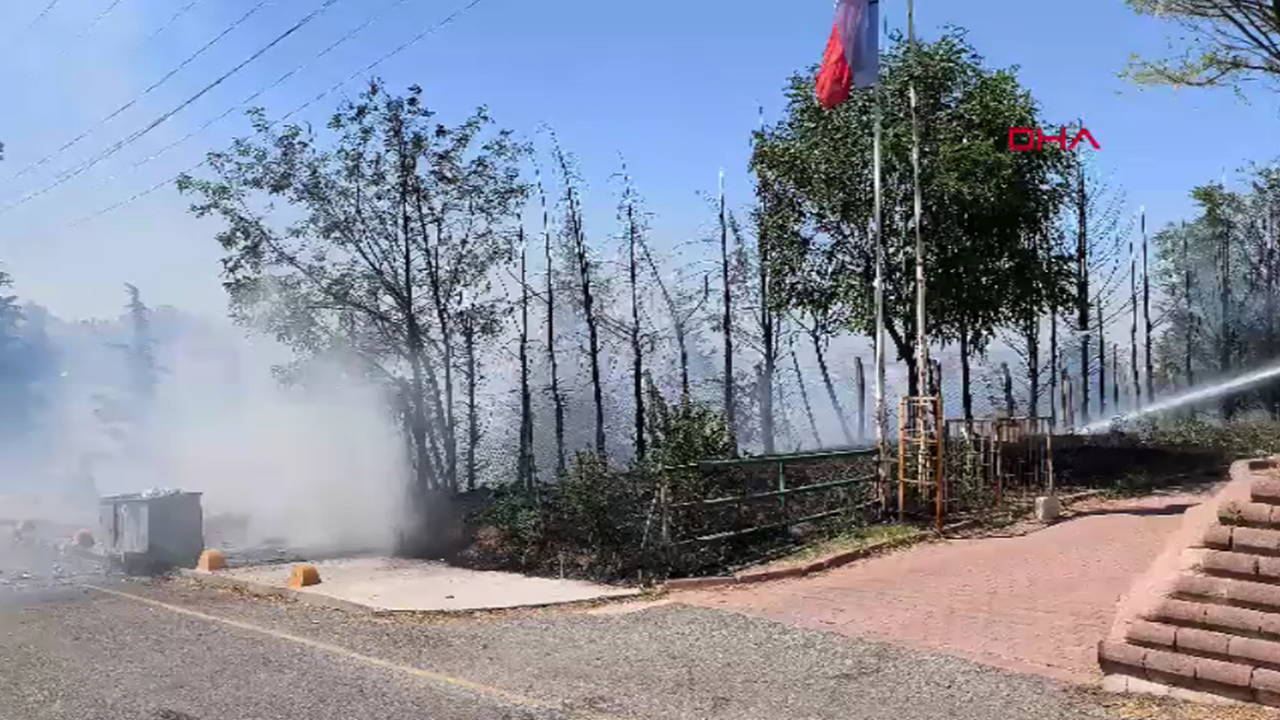 Edirne'de ot yangını paniği: Semt sahasına sıçramadan söndürüldü!