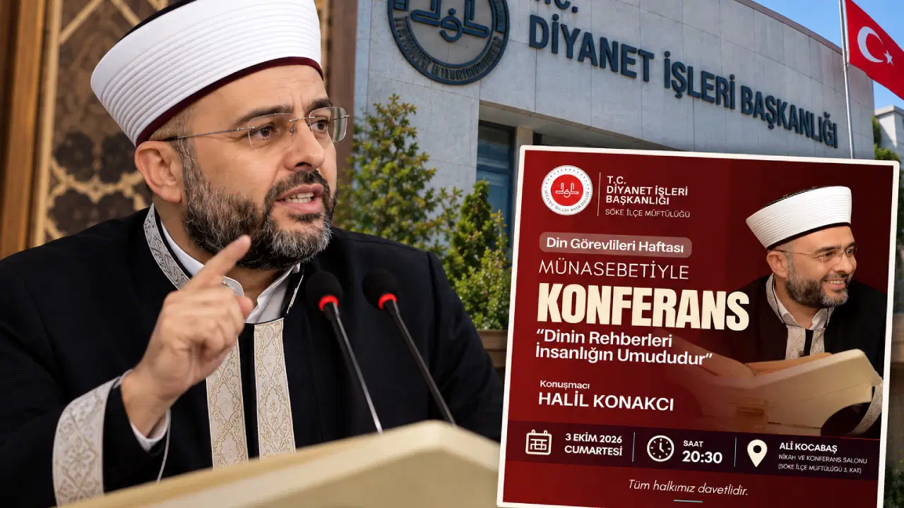 Diyanet hakkında soruşturma yürütülen Konakcı’yı yeniden konferans konuşmacısı yaptı