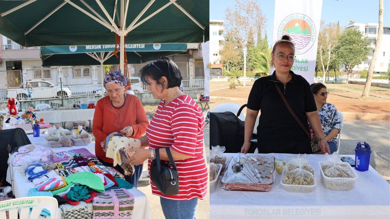 Toroslar’da üretici kadınların emeği halkla buluşuyor