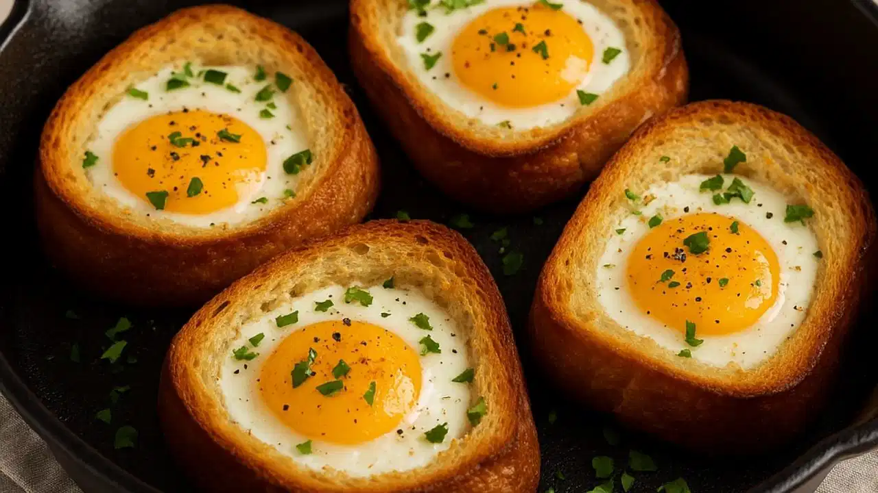 Güne zinde başlatan bir lezzet: Fırında yumurtalı ekmek tarifi
