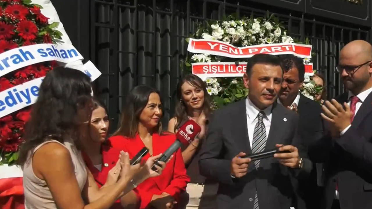 YENİ Parti Şişli İlçe Başkanlığı binası açıldı: 'Bu yürüyüş Şişli'den başladı'
