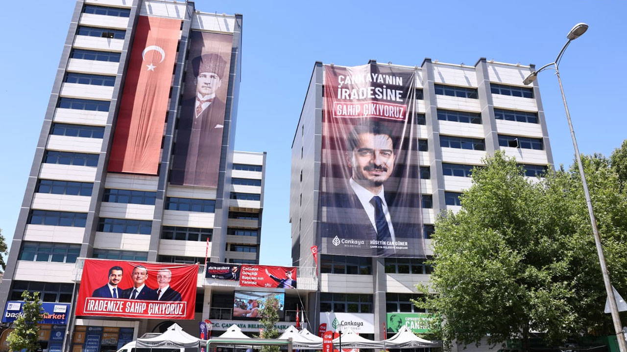 Solidarity vigil held at Çankaya Municipality; support message for Hüseyin Can Güner