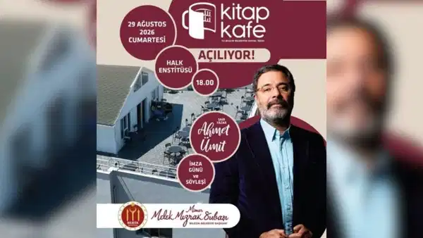 Bilecik Belediyesi, 4. Kitap Kafe’yi Ahmet Ümit’in katılımıyla açıyor