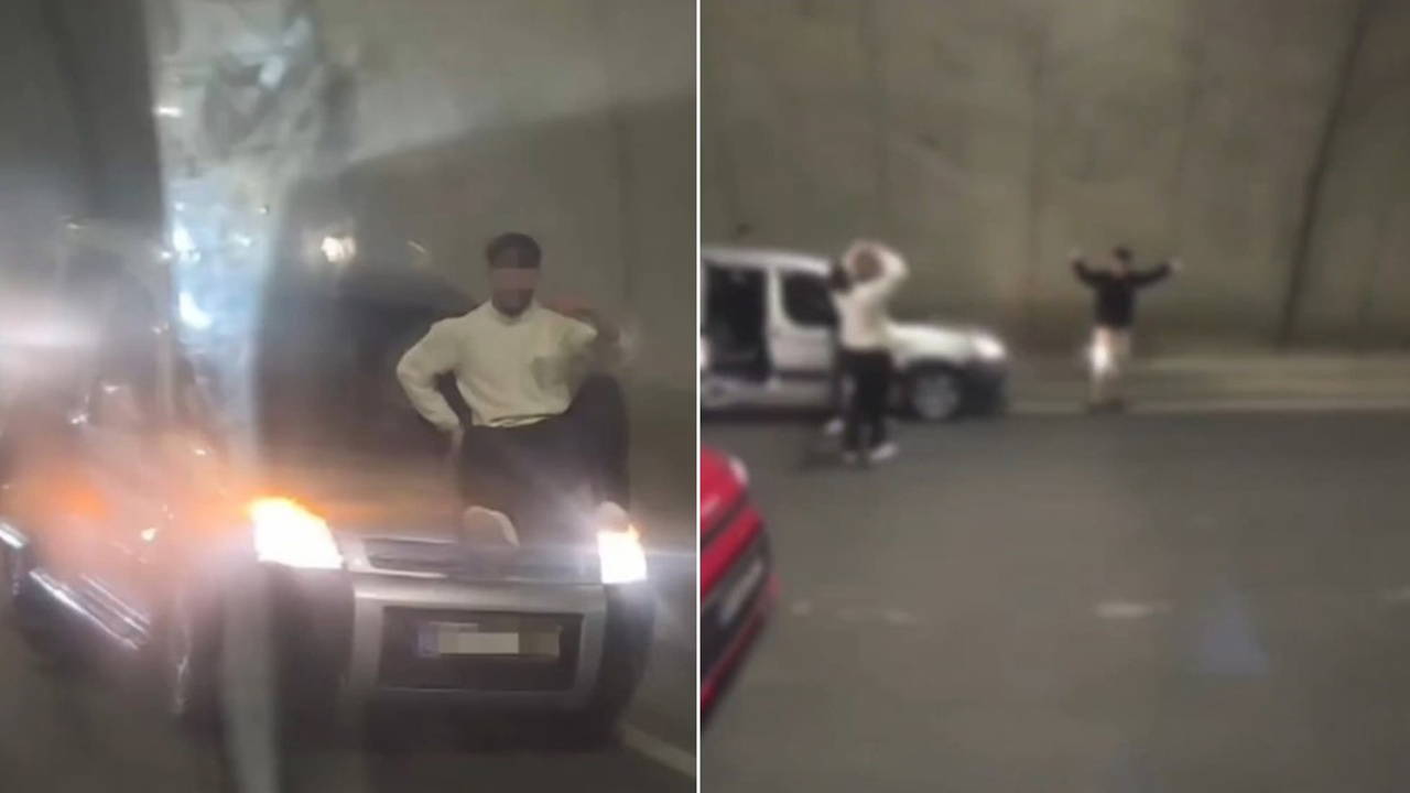 Tünelde müzik açıp dans ettiler: Sürücüye 180 bin TL ceza