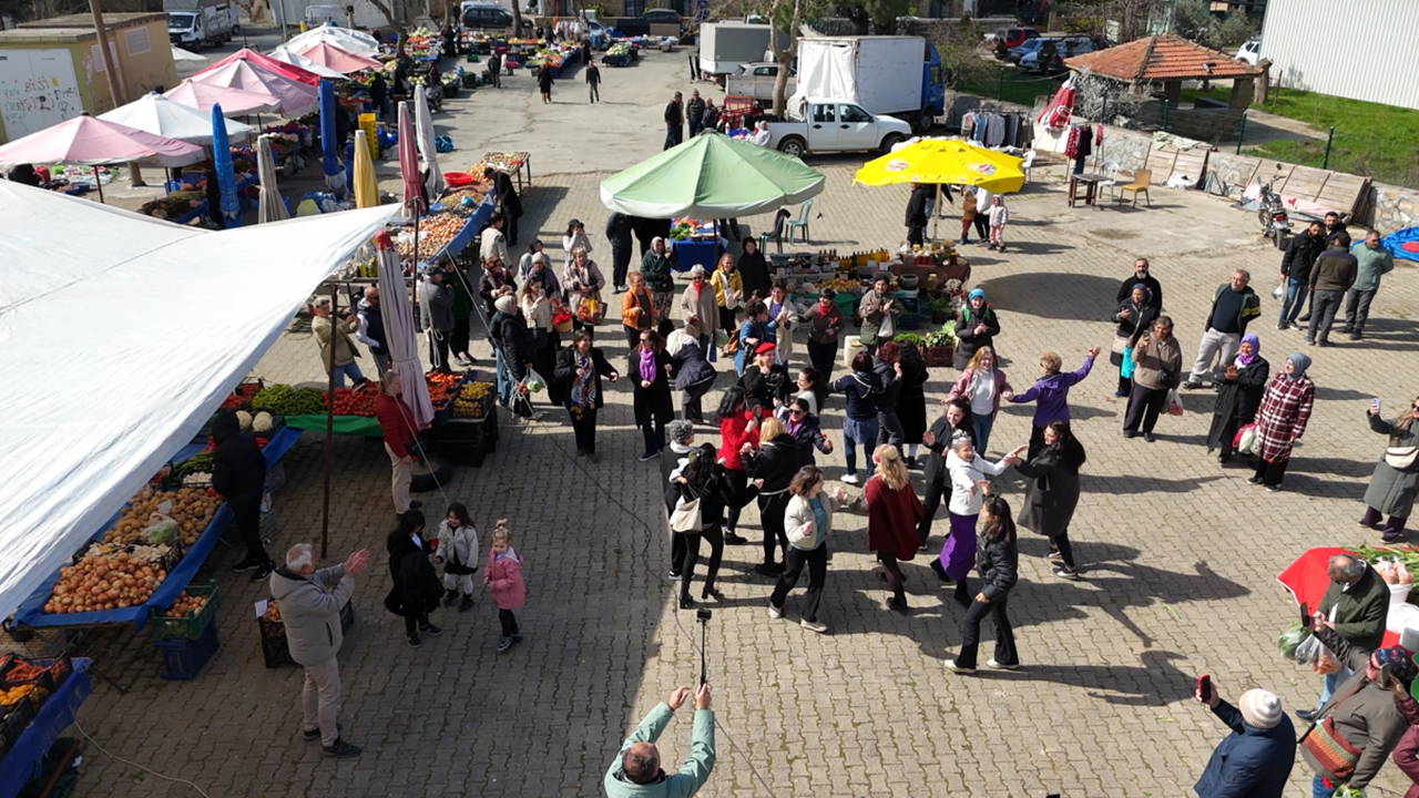 Gökçeadalı kadınlardan 8 Mart’ta dayanışma dansı