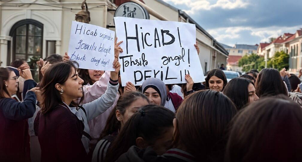 Azerbaycan'da başörtüsü krizi yeniden gündemde: Okullardaki yeni düzenleme protestolara yol açtı