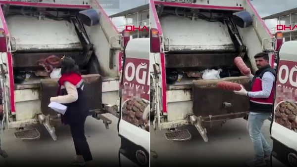 176 kilo tarihi geçmiş sucuk ele geçirildi