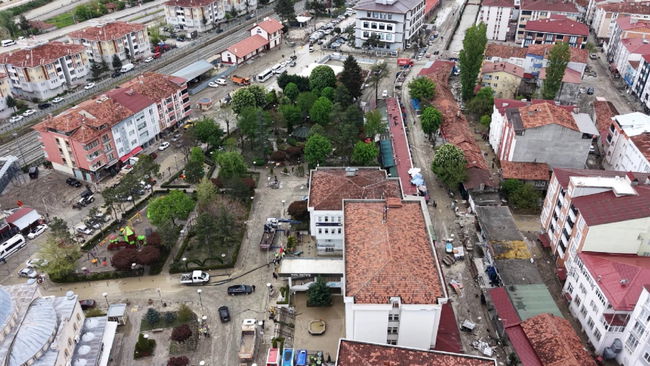 Havza'da sel felaketi... 