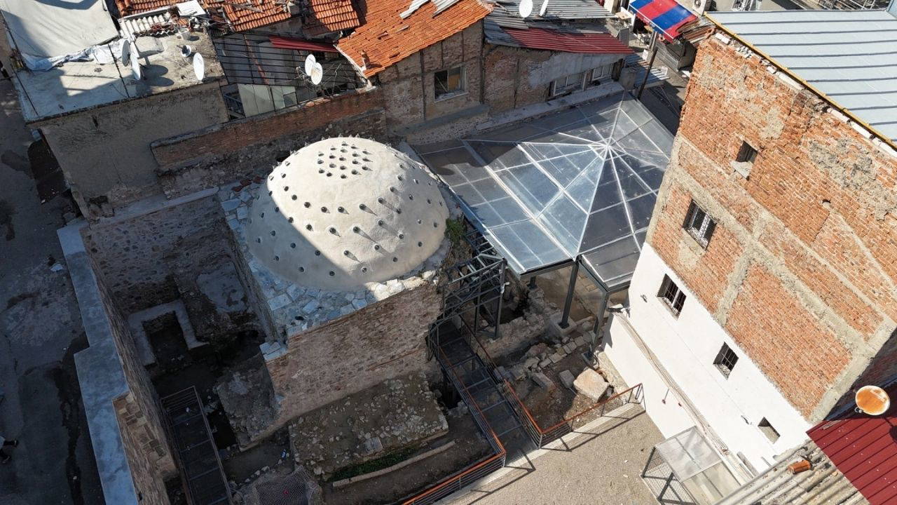 Tarihi hamam günümüzle buluşuyor